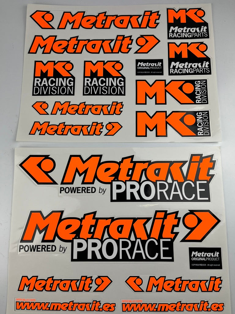 Aufkleberset Metrakit, orange