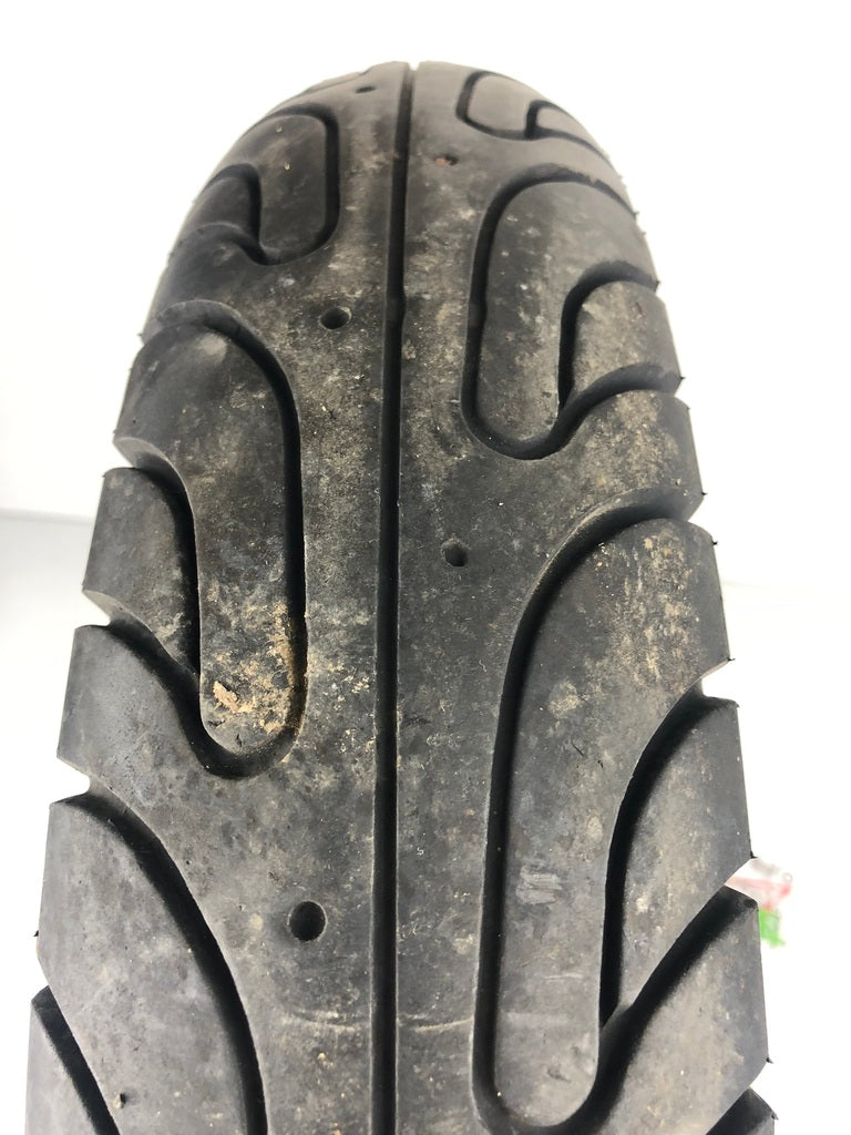 vordere Speichenfelge mit Reifen, Derbi/Aprilia/Gilera, 100/80-17, 12mm Achsdurchmesser