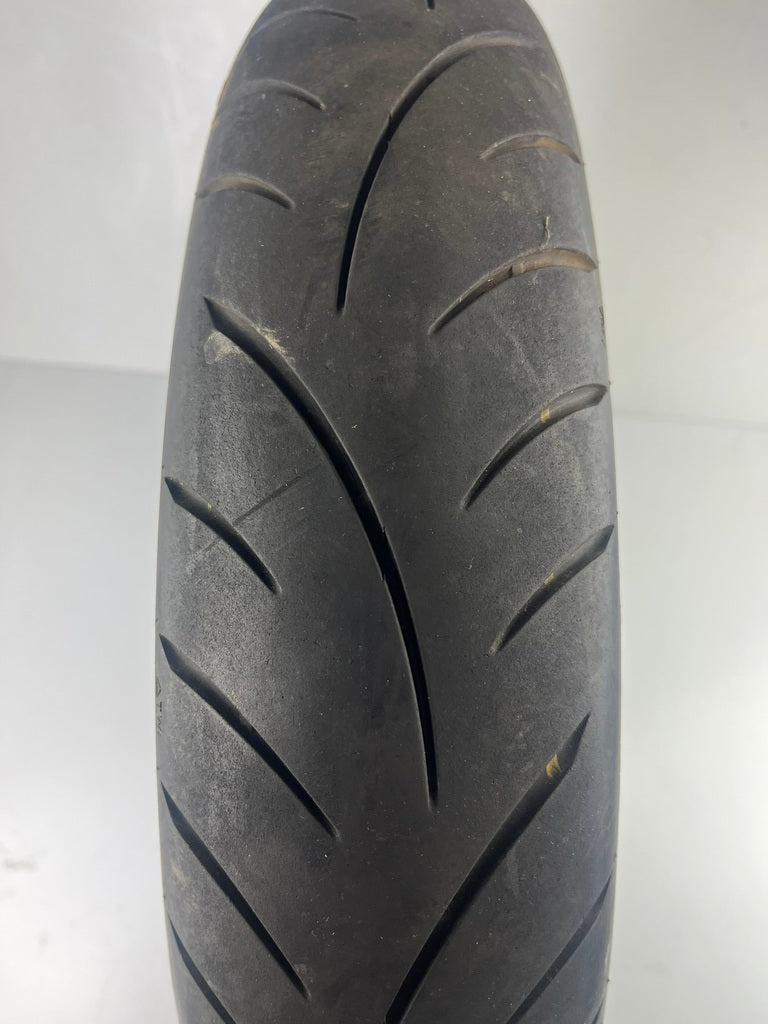Reifen gebraucht, 4mm Profil, 110/80-17, BJ 17, Mitas