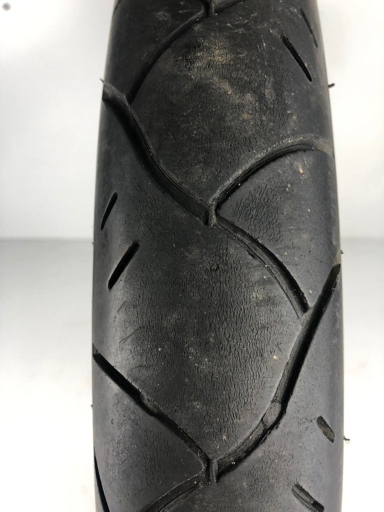 vordere Speichenfelge mit SM Reifen, Derbi/Aprilia/Gilera, 80/90-21, 12mm Achsdurchmesser