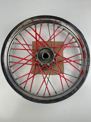 vordere Speichenfelge, Derbi/Aprilia/Gilera, 100/80-17, 12mm Achsdurchmesser