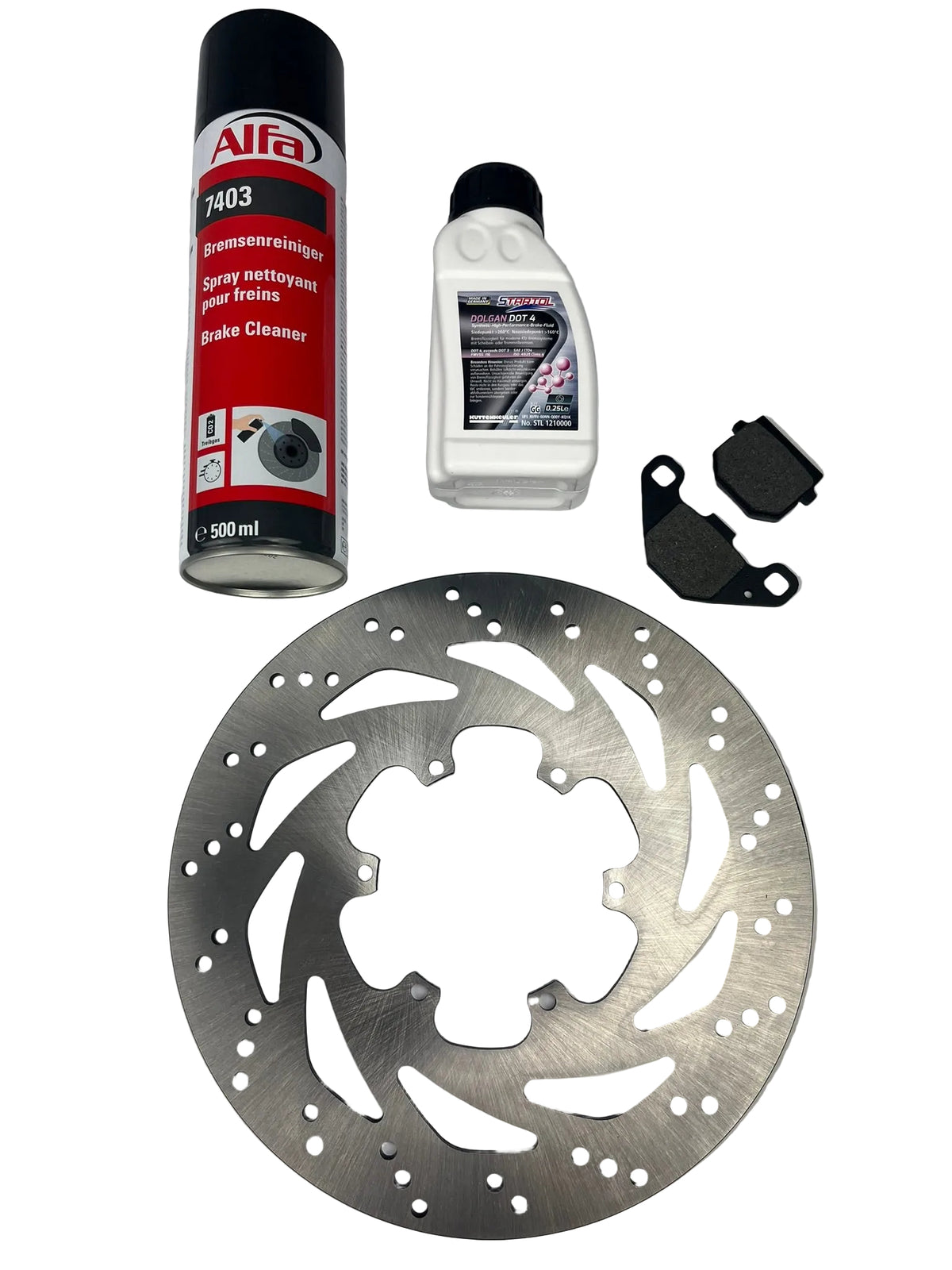 Bremsen Set Vorne für Derbi Senda, Aprilia SX, Gilera SMT ab 2011