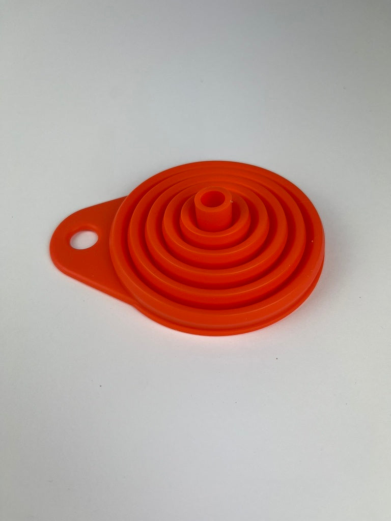 Silikontrichter faltbar, Breite 80mm, Höhe 55-130mm