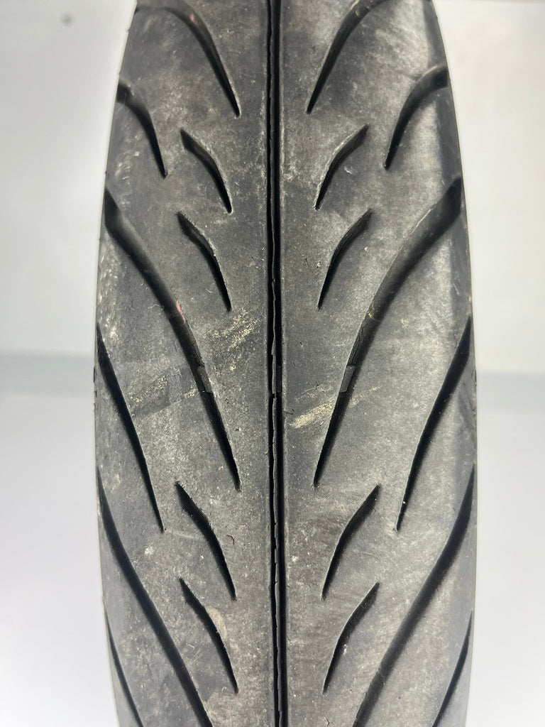 vordere Gussfelge mit Reifen, Derbi/Aprilia ab 2011, 100/80-17, 15mm Achsdurchmesser