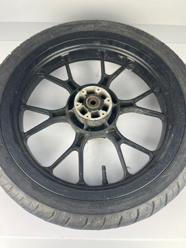 hintere Gussfelge mit Reifen, Derbi/Aprilia/Gilera ab 2011, 130/70-17, 15mm Achsdurchmesser