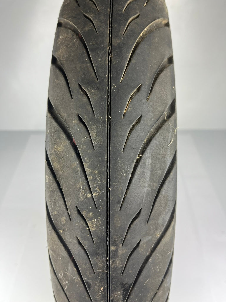 vordere Speichenfelge mit Reifen, Derbi/Aprilia/Gilera, 100/80-17, 12mm Achsdurchmesser