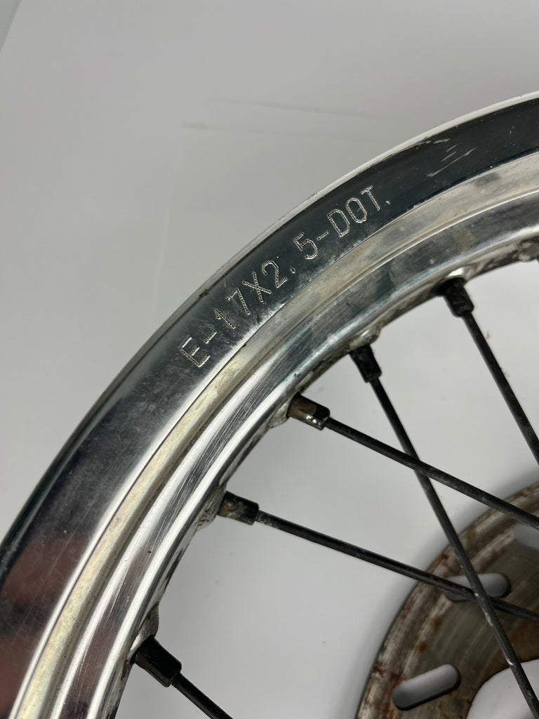vordere Speichenfelge, Derbi/Aprilia/Gilera, 17Z, 12mm Achsdurchmesser