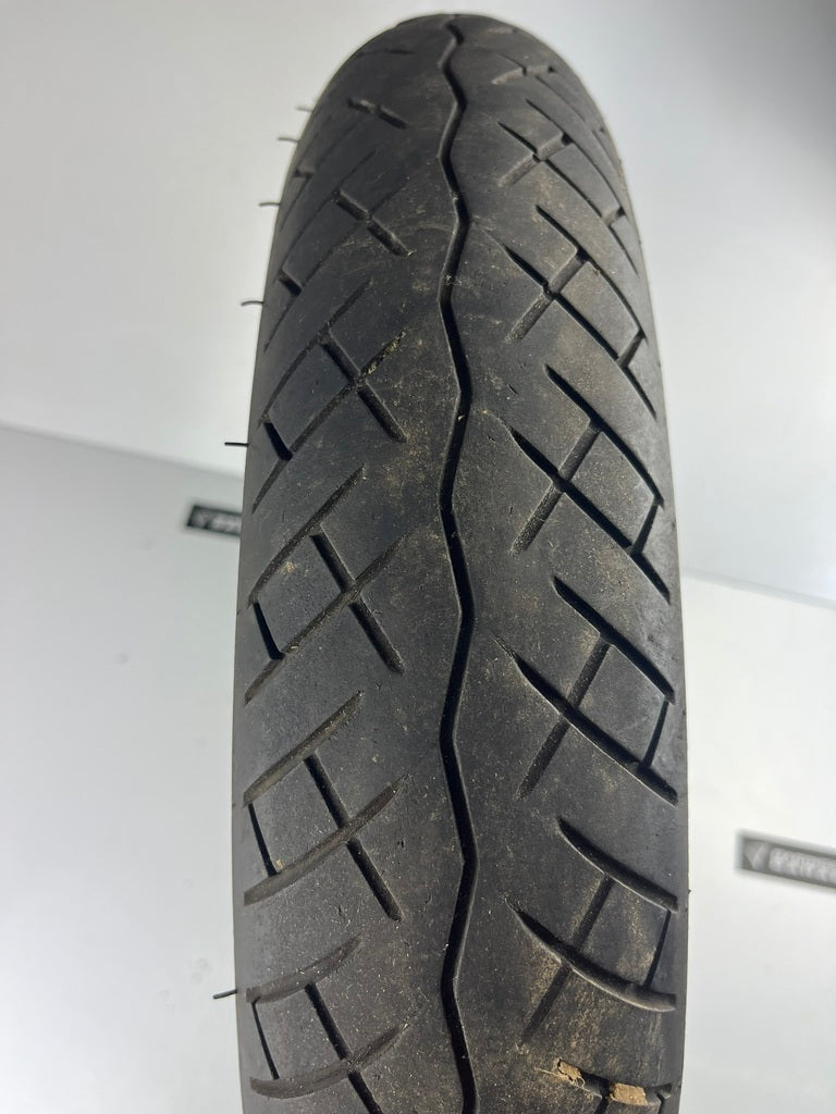 vordere Gussfelge mit Reifen, Derbi/Aprilia ab 2011, 100/80-17, 15mm Achsdurchmesser