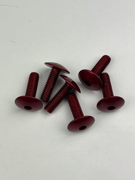 Schraubensatz Verkleidung rot, M6x20, 6 Stk.
