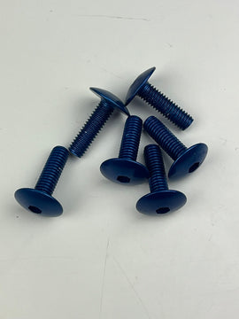 Schraubensatz Verkleidung blau, M6x20, 6 Stk.