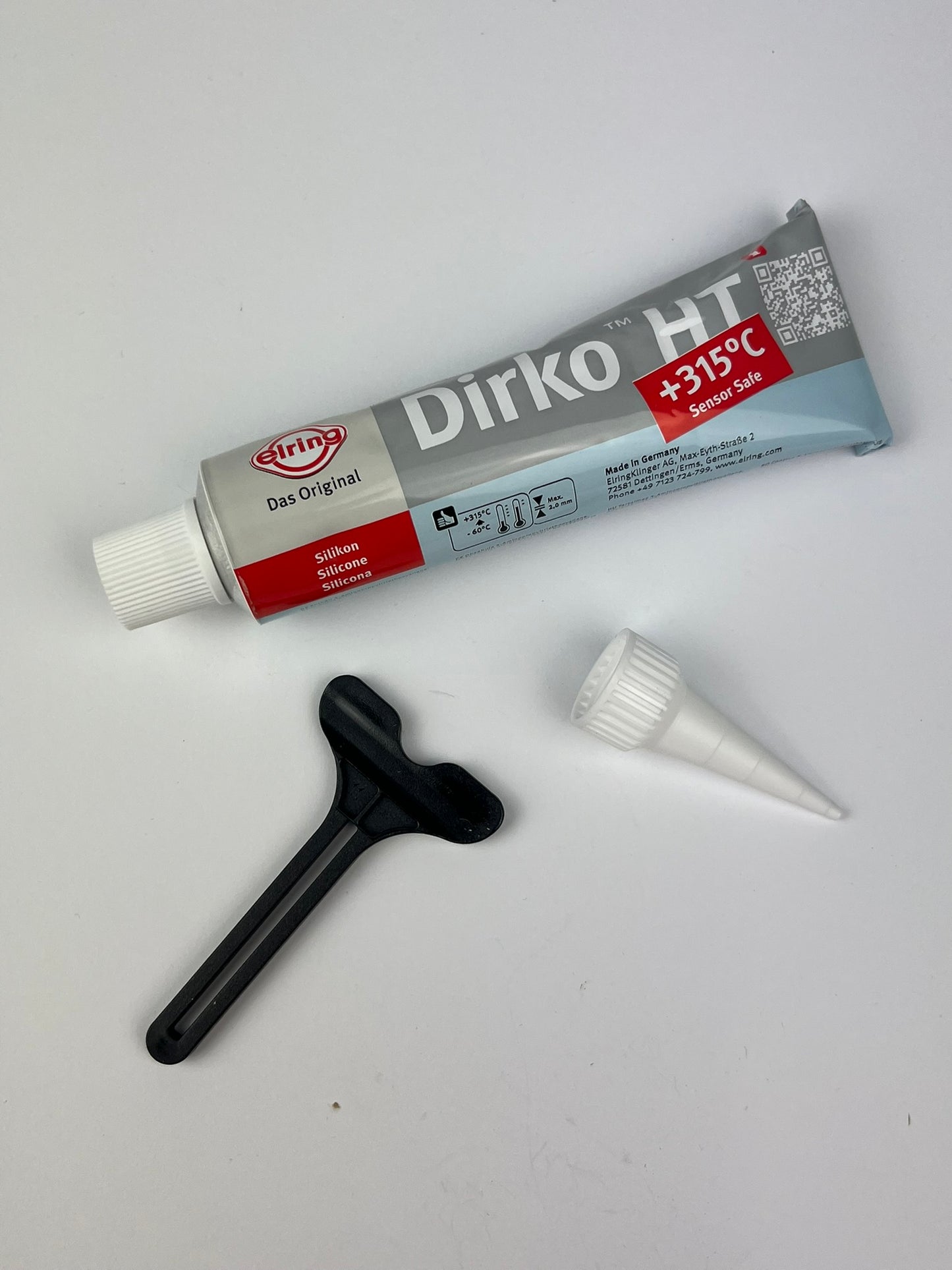 Silikondichtmasse Dirko HT, 0.5mm-2mm Schichtstärke, -50°C bis +300°C, 70ml