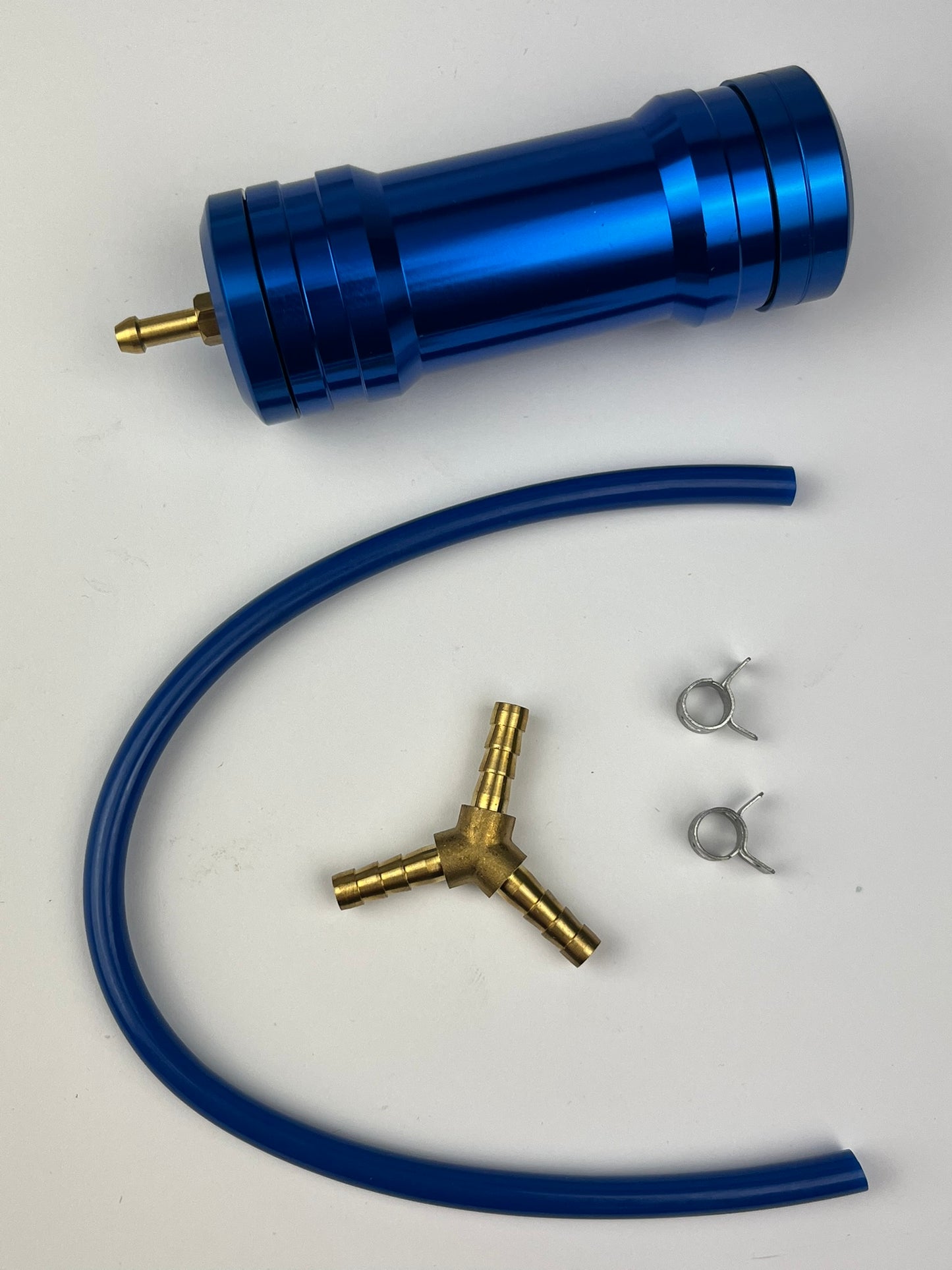 Boost Bottle / Benzinansaugsystem, blau, universal