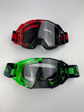 Crossbrille MX-EVO rot/grün