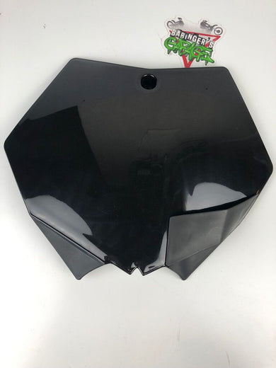 Startnummerntafel Motoflow, schwarz, universal, NEU