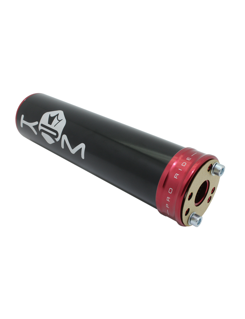 Endschalldämpfer KRM, 70-90 ccm, schwarz rot
