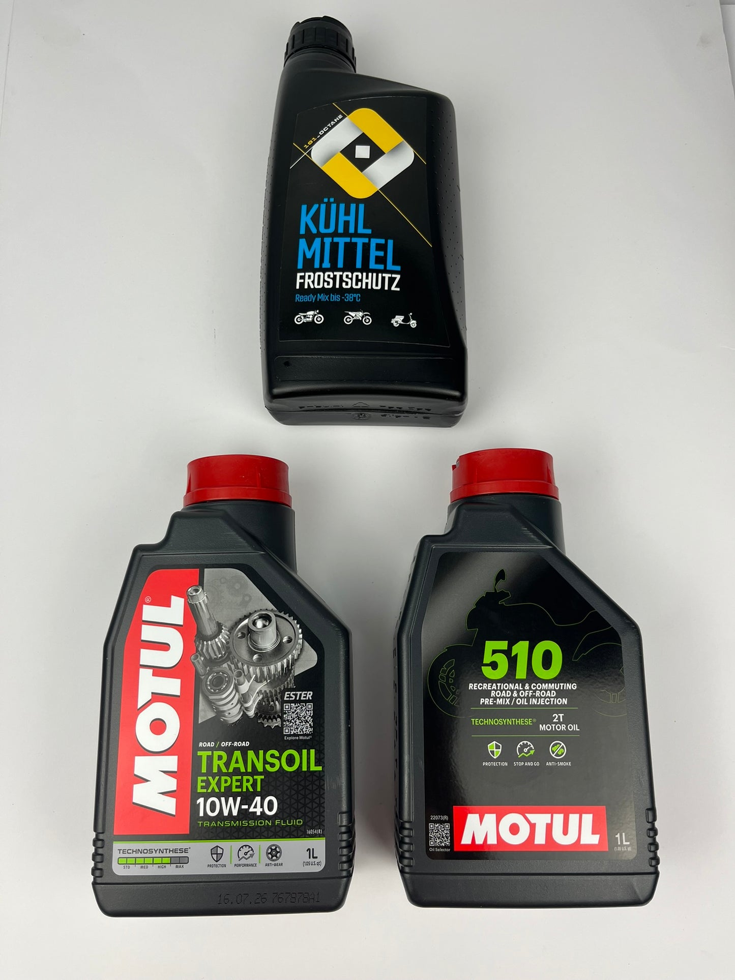Motorenöl & Kühlmittel Service-Set Minarelli AM6 & Derbi