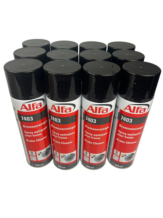 Bremsenreiniger Spray Alfa, 500ml - 12 Stück