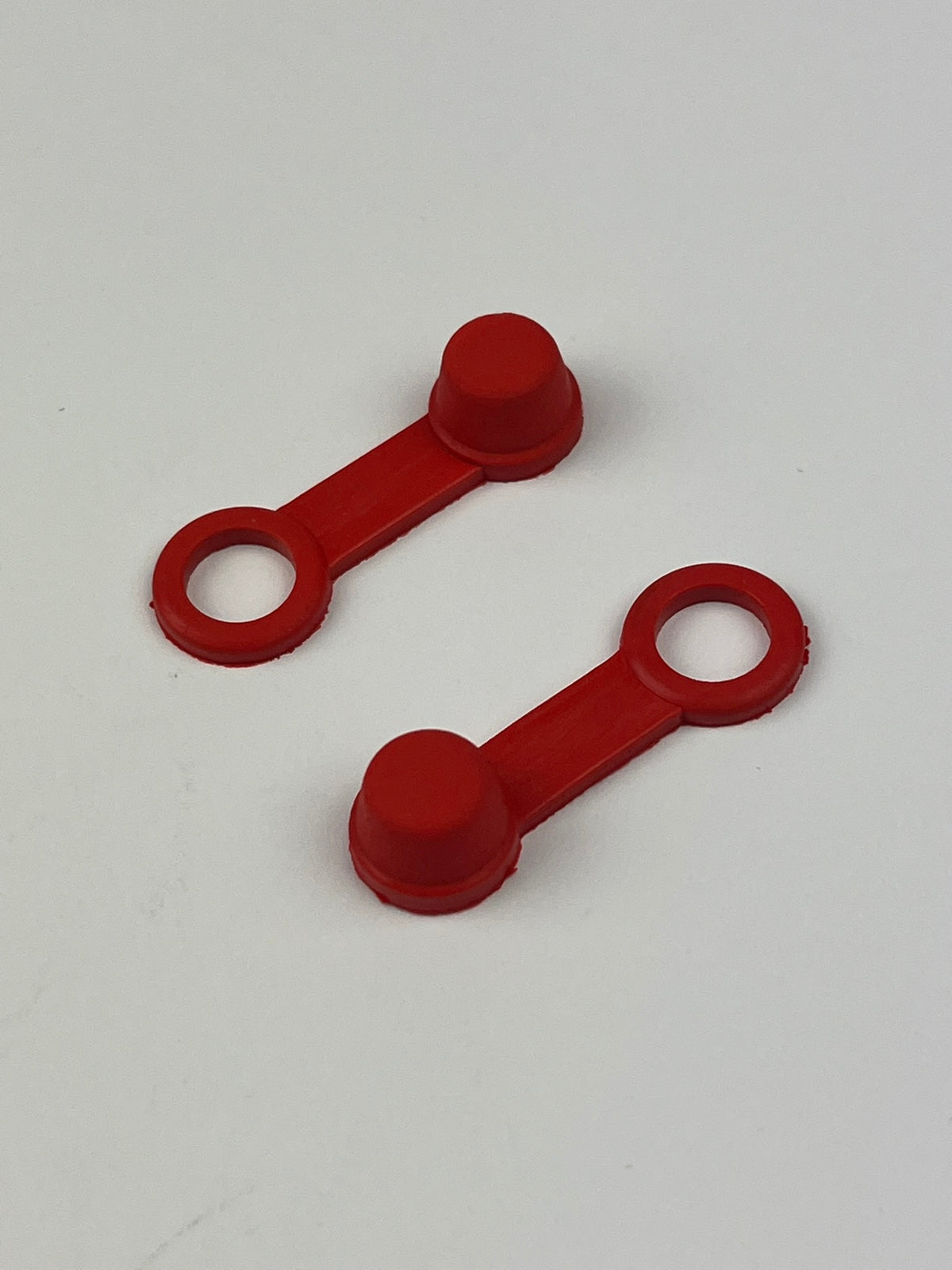 Abdeckkappe Bremsentlüftungsnippel Rot 2er Pack für Moped