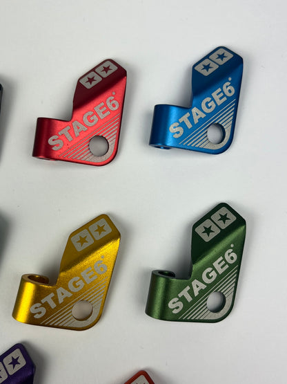 Kupplungszughalter Stage6 CNC Aluminium für Derbi E3 & E4