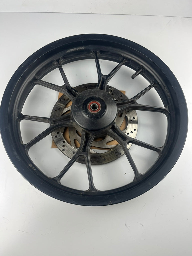 vordere Gussfelge, Derbi/Aprilia ab 2011, 100/80-17, 15mm Achsdurchmesser