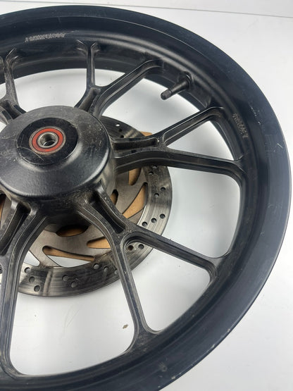 vordere Gussfelge, Derbi/Aprilia ab 2011, 100/80-17, 15mm Achsdurchmesser