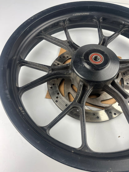 vordere Gussfelge, Derbi/Aprilia ab 2011, 100/80-17, 15mm Achsdurchmesser