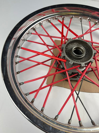 vordere Speichenfelge, Derbi/Aprilia/Gilera, 100/80-17, 12mm Achsdurchmesser