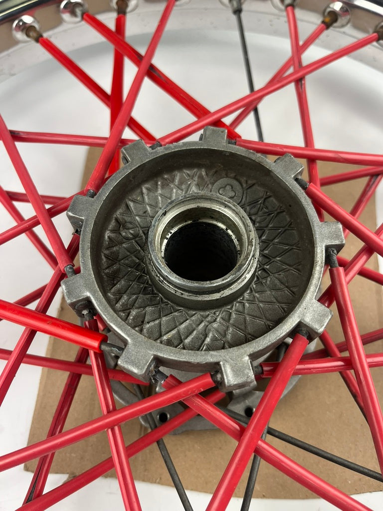 vordere Speichenfelge, Derbi/Aprilia/Gilera, 100/80-17, 12mm Achsdurchmesser