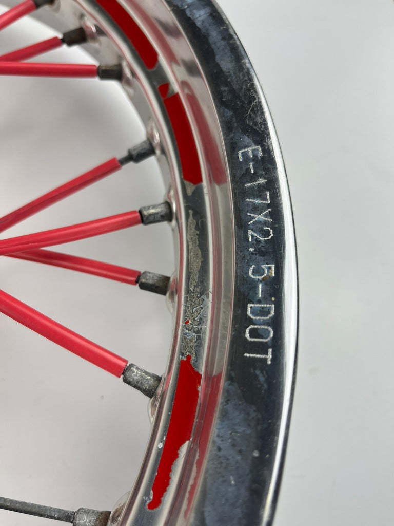 vordere Speichenfelge, Derbi/Aprilia/Gilera, 100/80-17, 12mm Achsdurchmesser