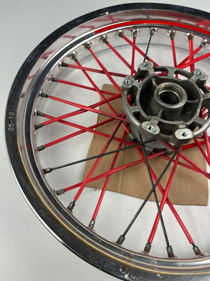 vordere Speichenfelge, Derbi/Aprilia/Gilera, 100/80-17, 12mm Achsdurchmesser
