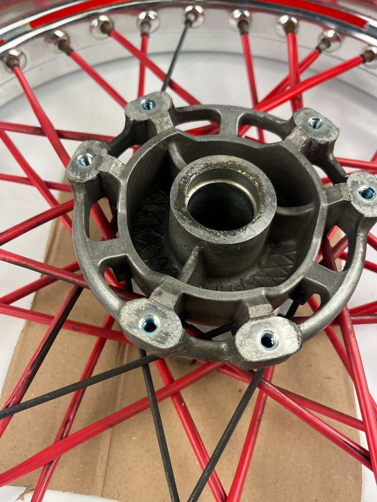 vordere Speichenfelge, Derbi/Aprilia/Gilera, 100/80-17, 12mm Achsdurchmesser