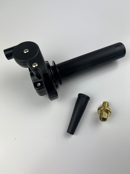 Kurzhubgasgriff schwarz universal