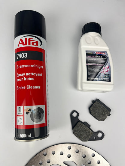 Bremsen Set Hinten für Derbi Senda, Aprilia SX, Gilera SMT