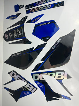 Dekor blau holo, Derbi DRD Racing 2004-2010