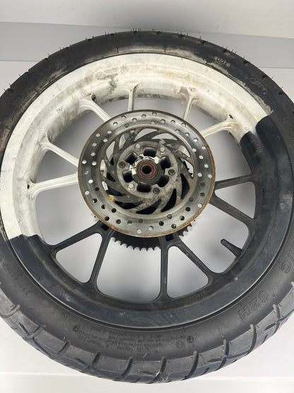 hintere Gussfelge mit Reifen, Derbi/Aprilia/Gilera ab 2011, 130/70-17, 15mm Achsdurchmesser