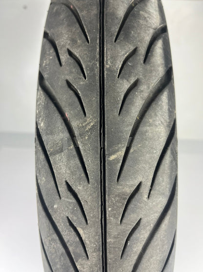 vordere Gussfelge mit Reifen, Derbi/Aprilia ab 2011, 100/80-17, 15mm Achsdurchmesser