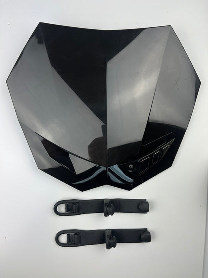 Startnummerntafel NoEnd, schwarz, universal, NEU