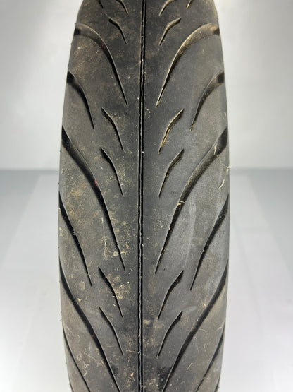 vordere Speichenfelge mit Reifen, Derbi/Aprilia/Gilera, 100/80-17, 12mm Achsdurchmesser