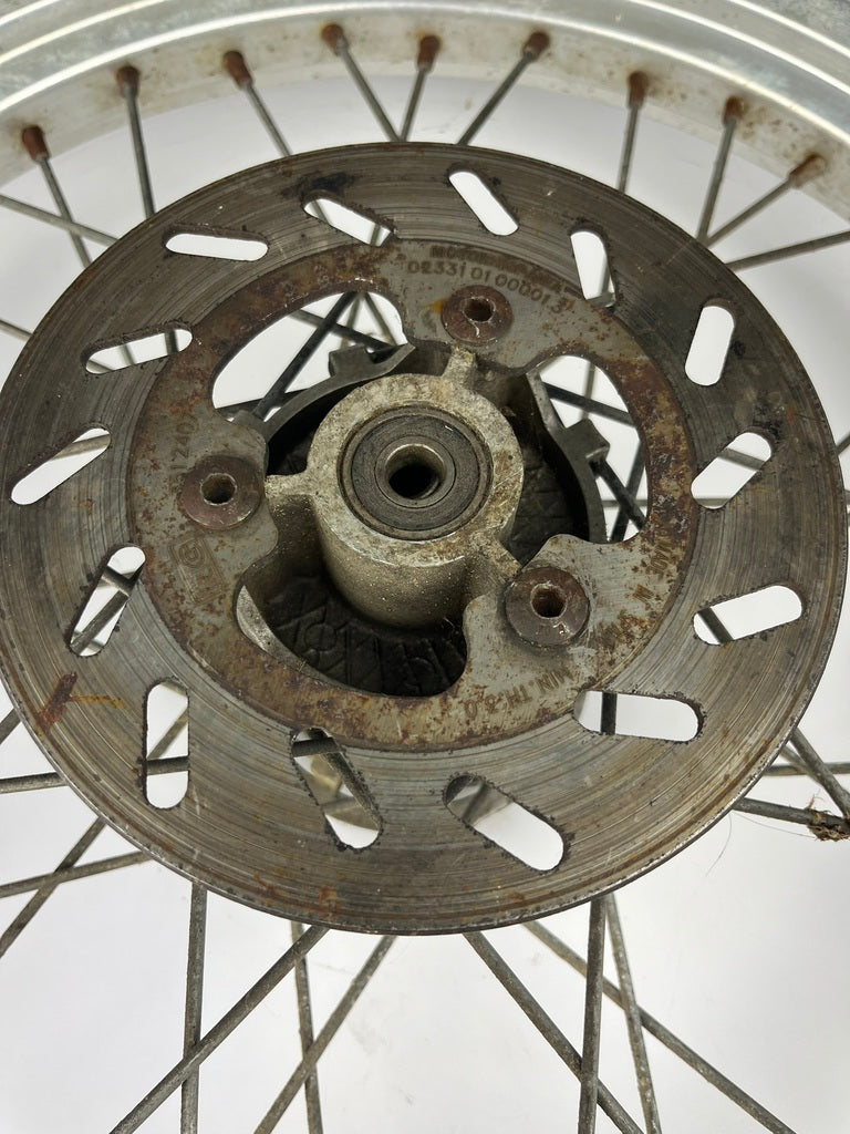 hintere Speichenfelge, Derbi/Aprilia/Gilera, 110/80-18, 12mm Achsdurchmesser