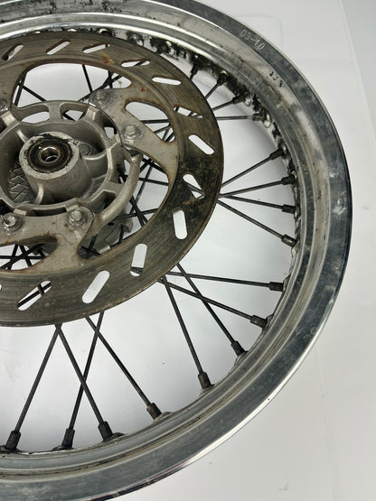 vordere Speichenfelge, Derbi/Aprilia/Gilera, 17Z, 12mm Achsdurchmesser