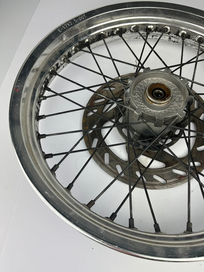 vordere Speichenfelge, Derbi/Aprilia/Gilera, 17Z, 12mm Achsdurchmesser