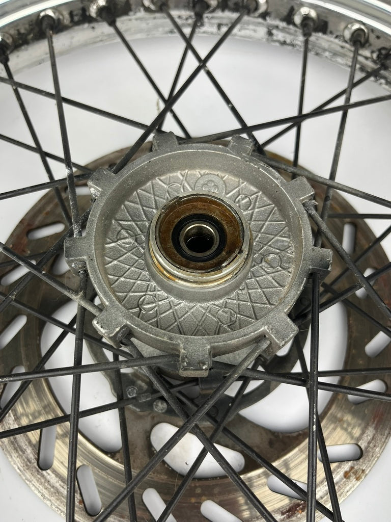 vordere Speichenfelge, Derbi/Aprilia/Gilera, 17Z, 12mm Achsdurchmesser