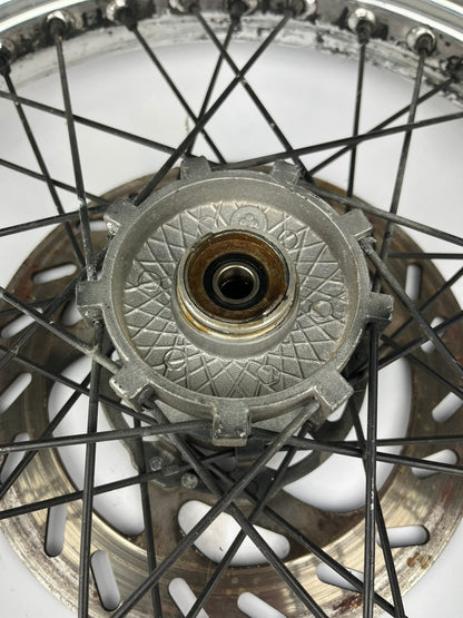 vordere Speichenfelge, Derbi/Aprilia/Gilera, 17Z, 12mm Achsdurchmesser