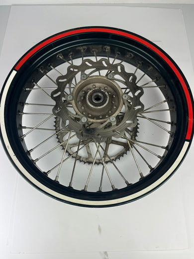 hintere Speichenfelge, Beta, 17Z, 17mm Achsdurchmesser