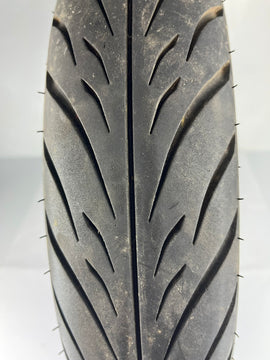 Reifen gebraucht, 5mm Profil, 100/80-17, BJ 18, Mitas