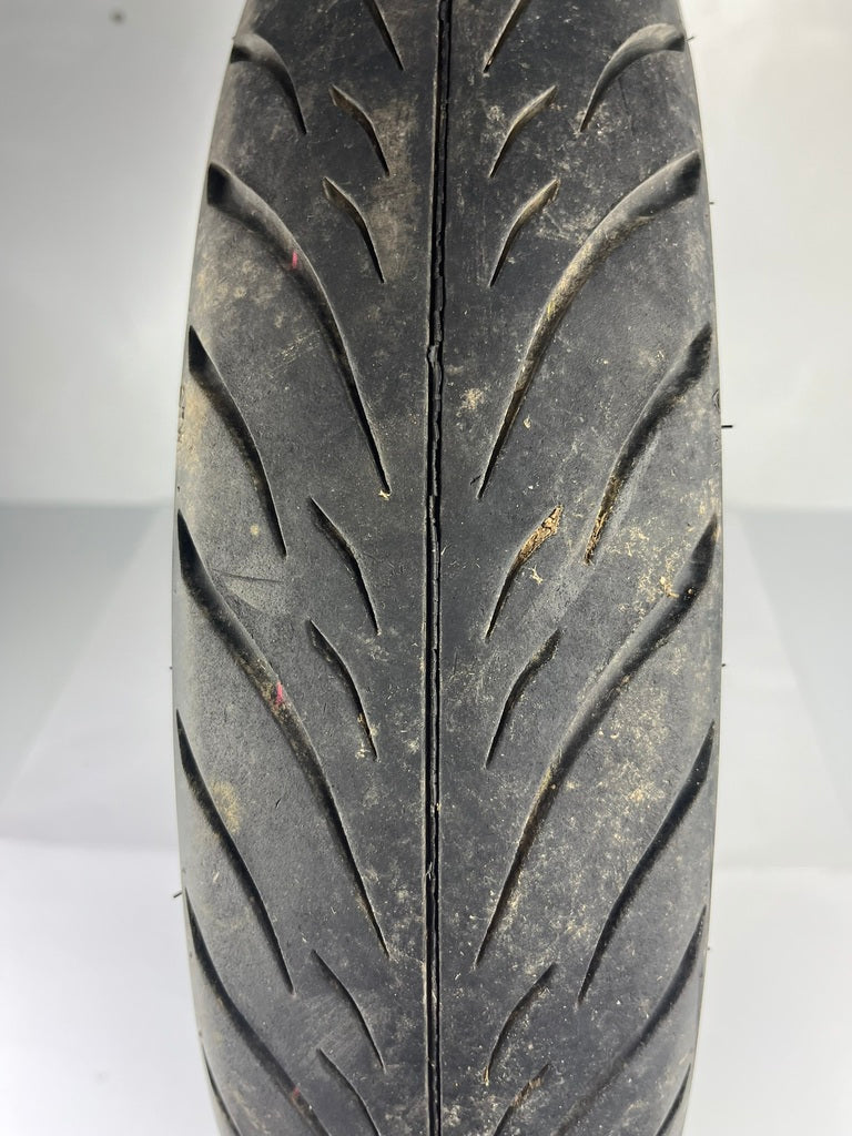 Reifen gebraucht, 3mm Profil, 100/80-17, BJ 17, Sava