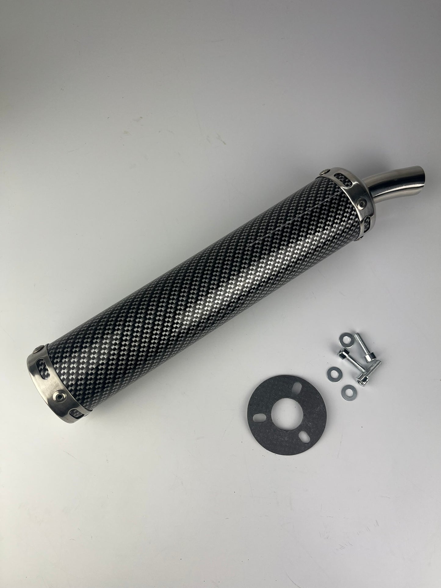 Endschalldämpfer carbon für 2-3 Loch Sportauspuff