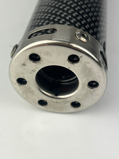 Endschalldämpfer carbon für 2-3 Loch Sportauspuff