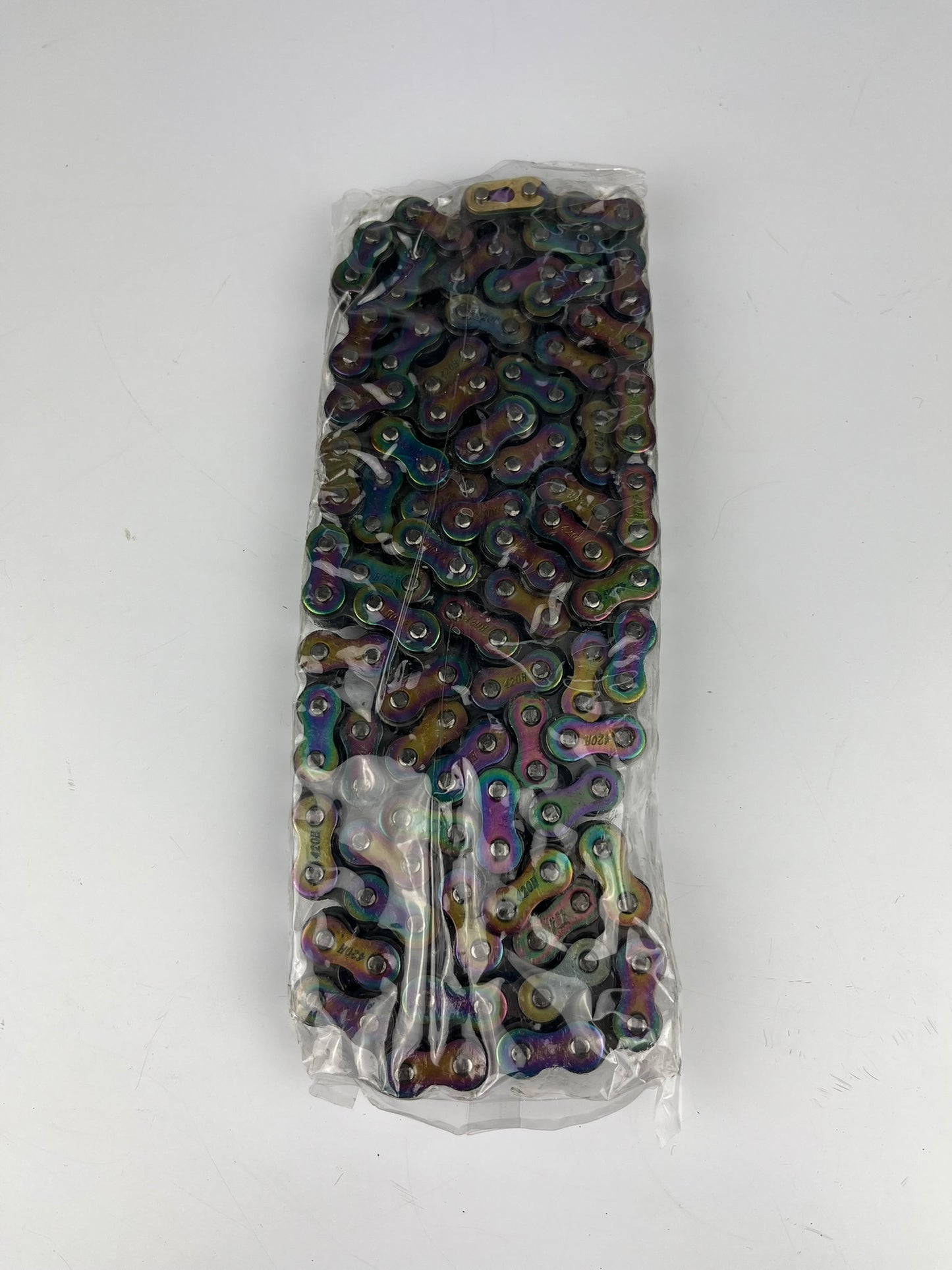 Kette Doppler verstärkt, neochrome, Teilung 420, Länge 134 Glieder, NEU