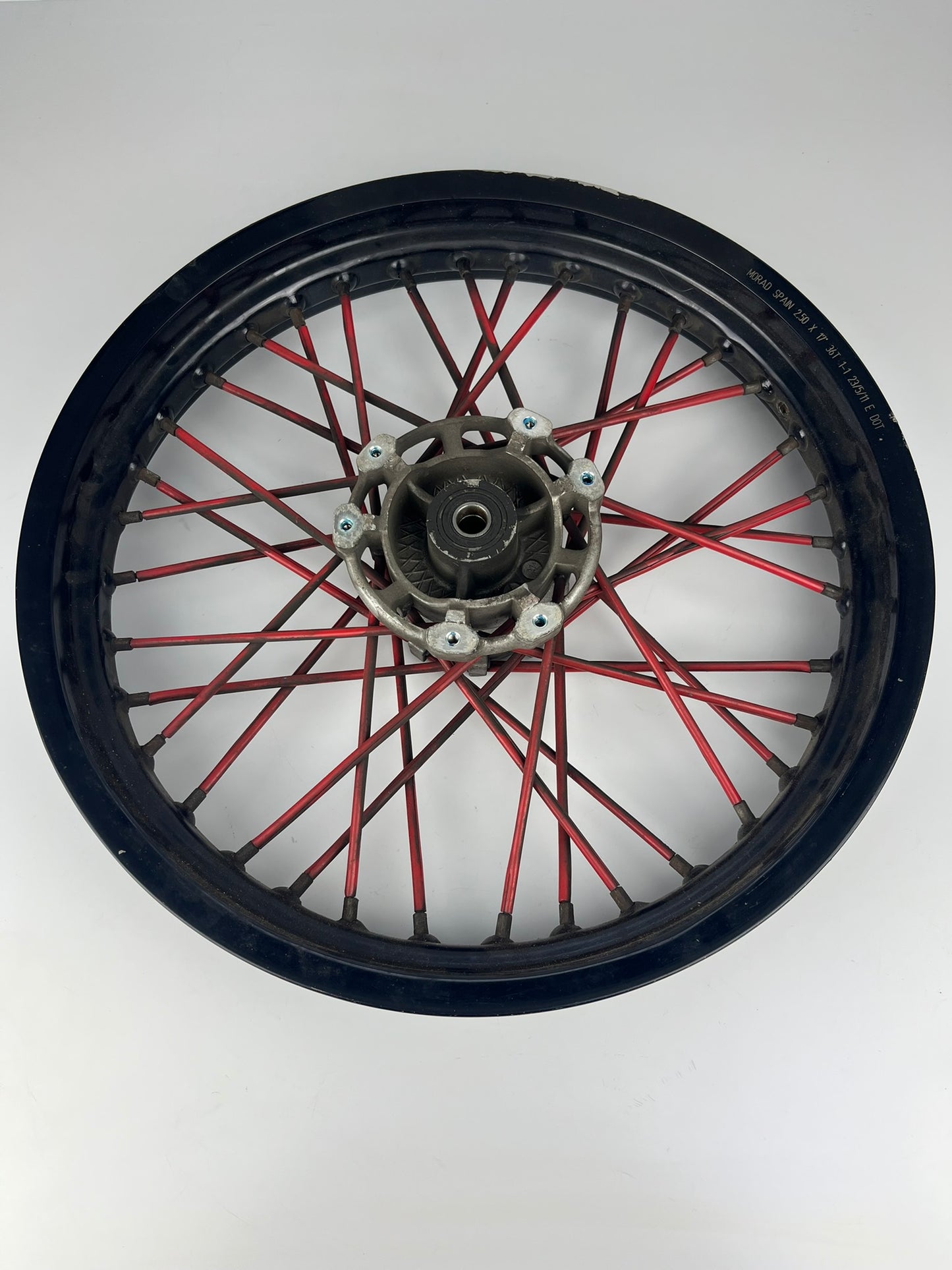 vordere Speichenfelge, Derbi/Aprilia/Gilera, 17Z, 15mm Achsdurchmesser